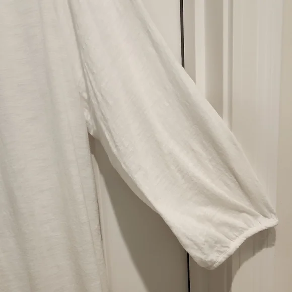 Lucky Brand White Lace Accent Top 3x - Picture 3 of 8